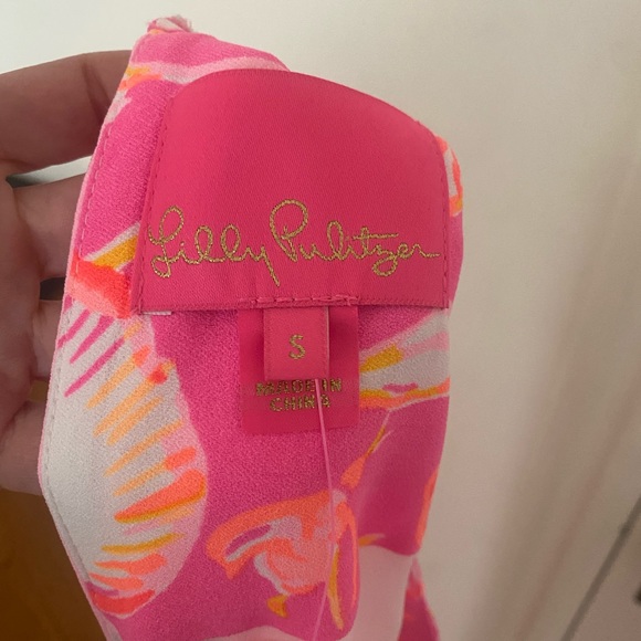 Lilly Pulitzer — NWT— Alli Dress in Prosecco Pink Beachy Blooms - Picture 3 of 6